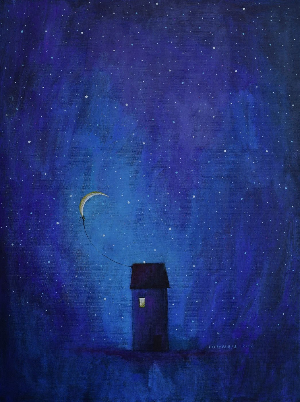 Moonlight rhapsody Painting
