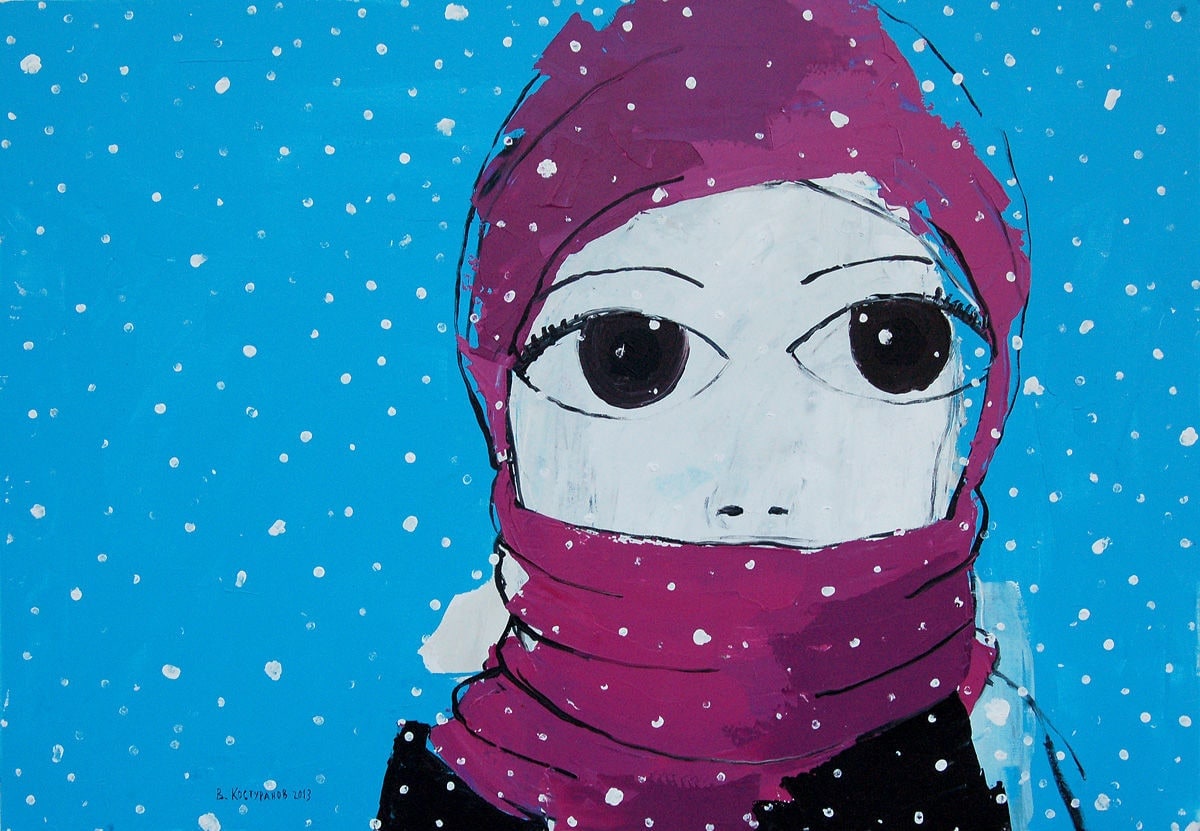 Unique snowflake 2 Painting