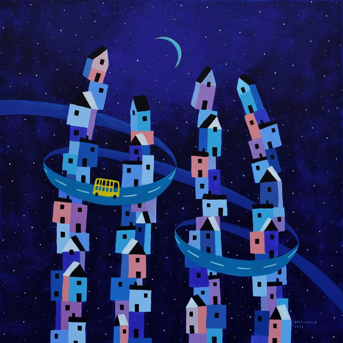 Sublime cities Painting