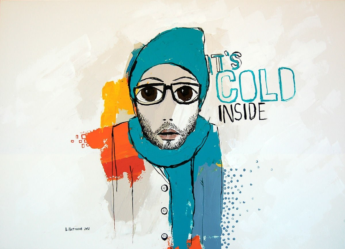 It's cold inside Painting