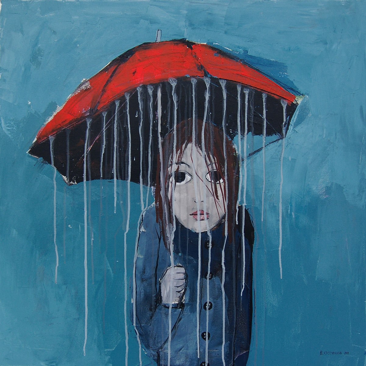Rain inside me Painting