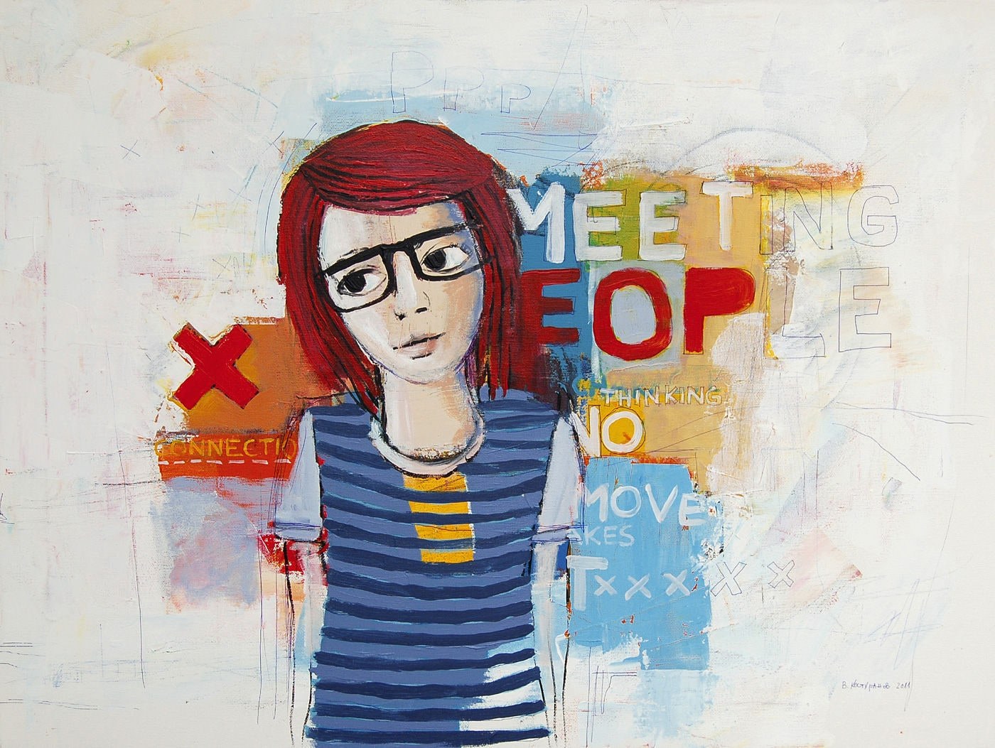 Walking thoughts Painting