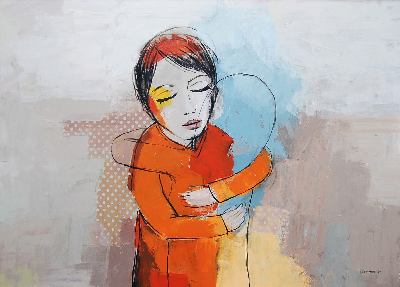 Love doesn't disappear Painting