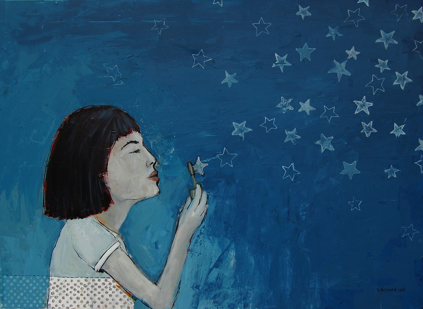 Birth of the stars Painting