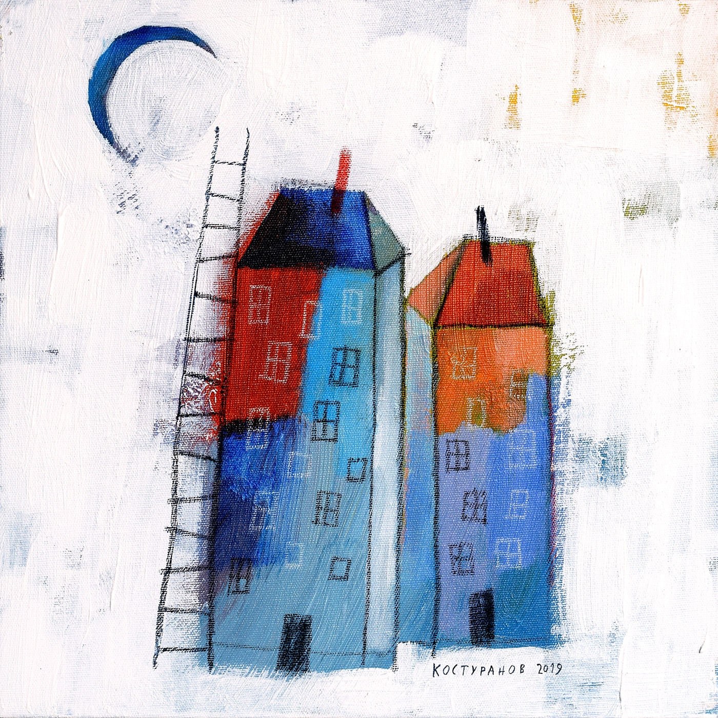 White nights Painting