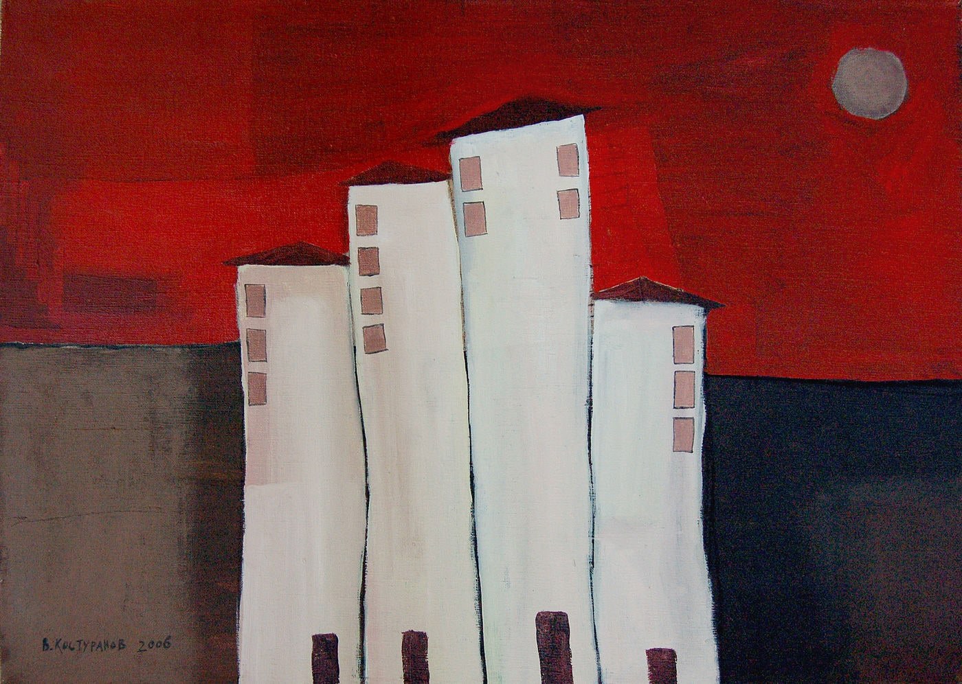 October night Painting