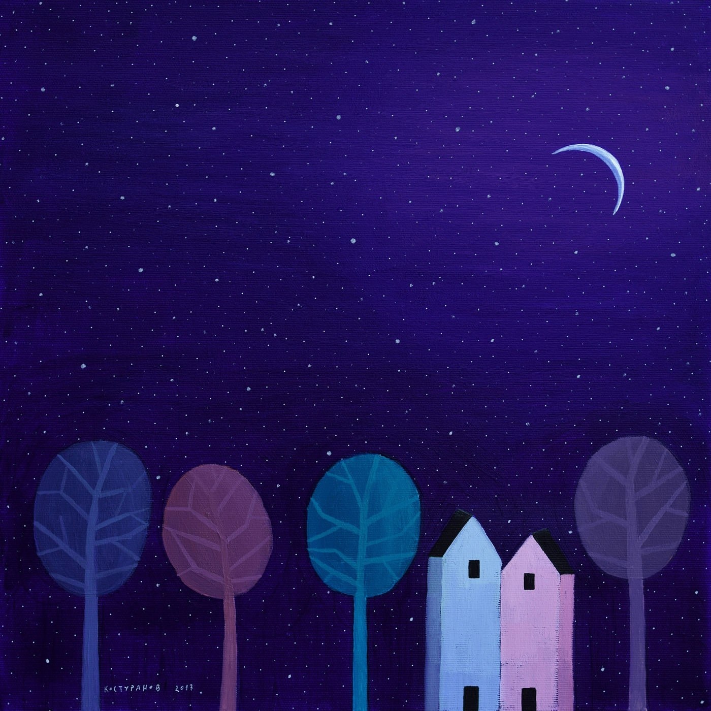 Dreamy night Painting