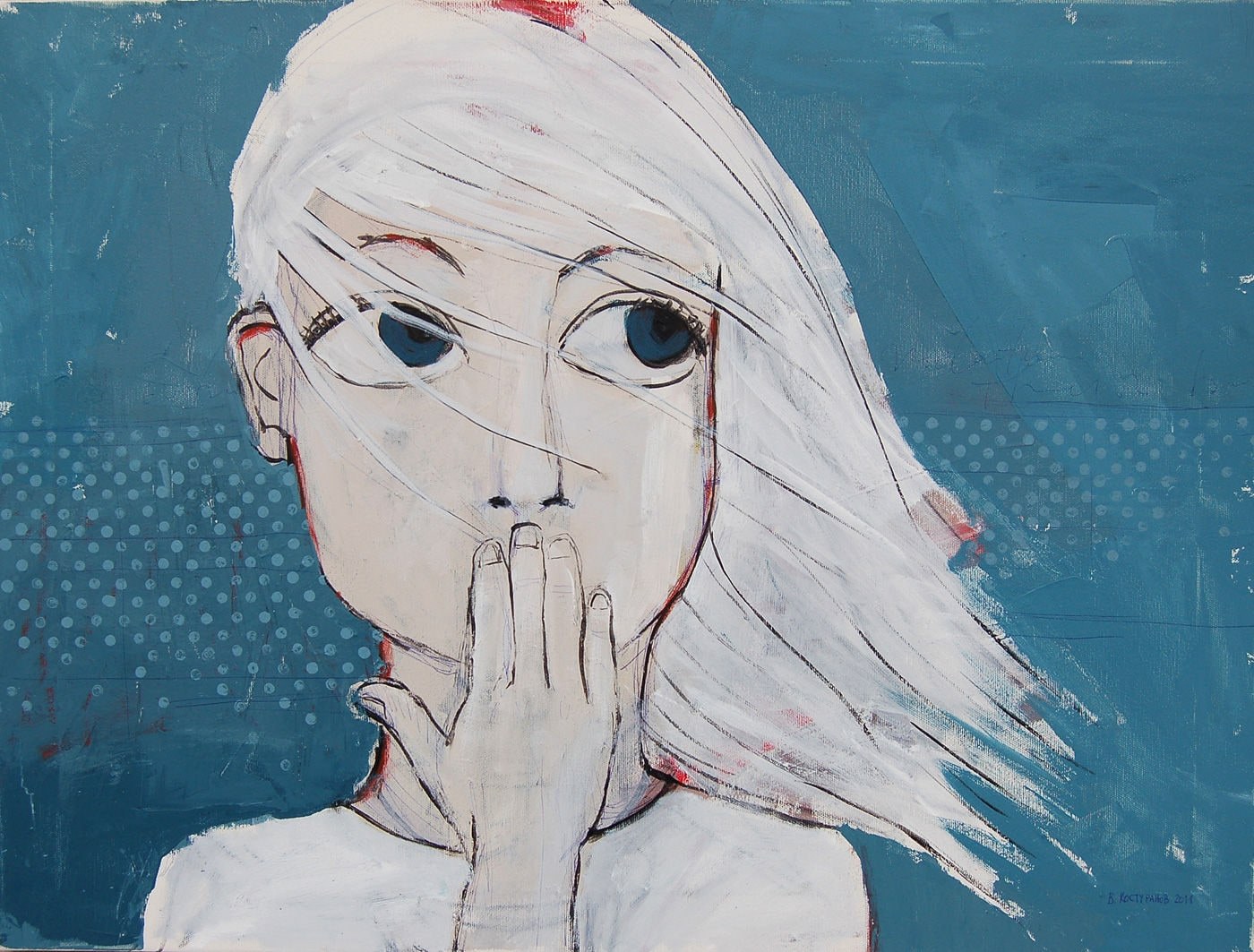 Eyes talk Painting