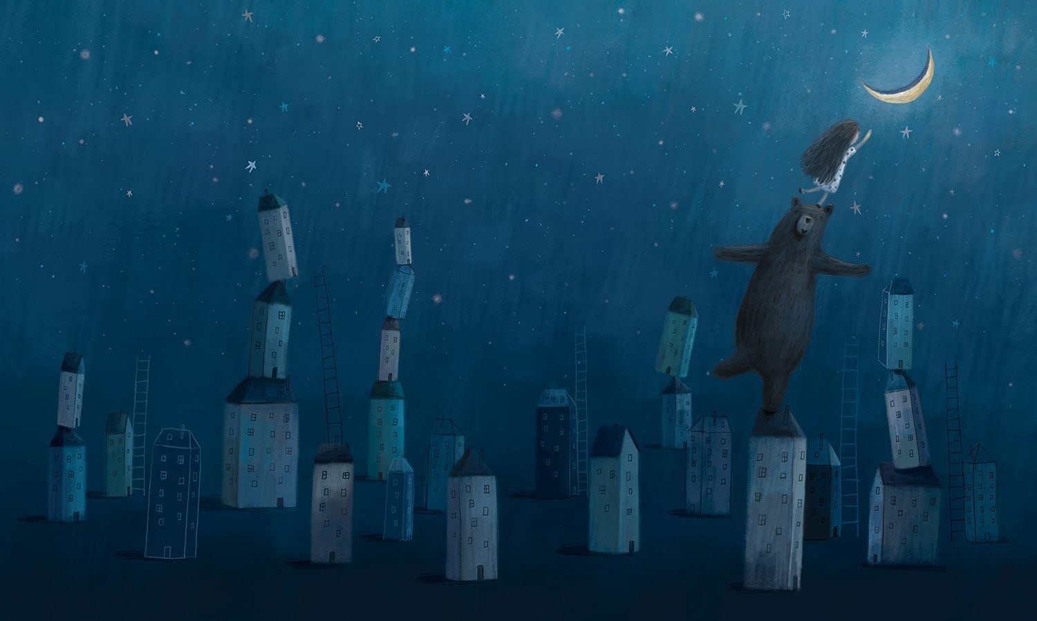 the girl and the bear, illustration 9
