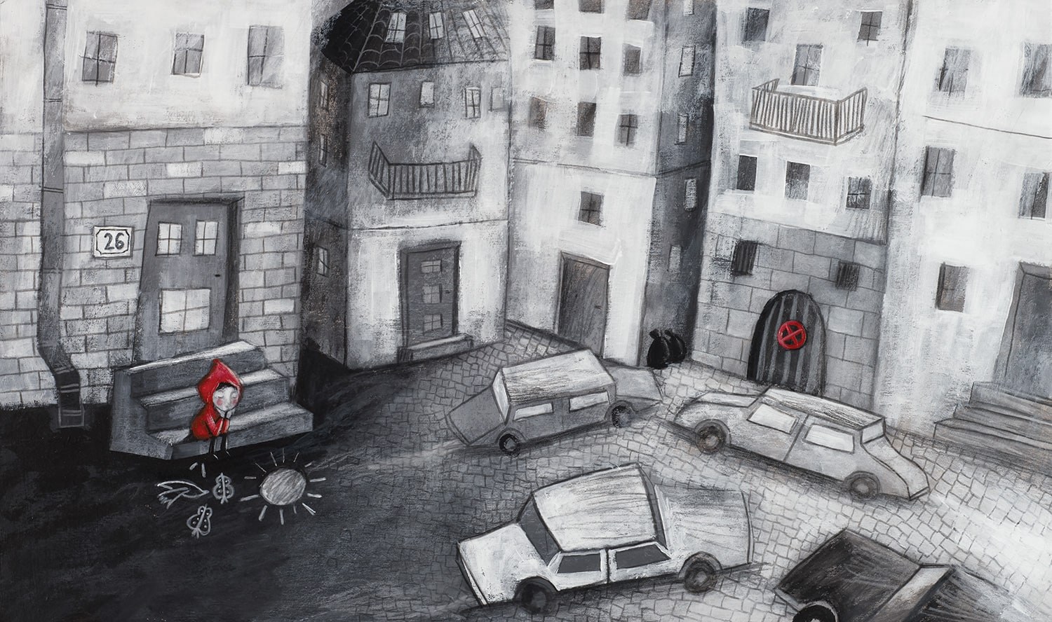 the girl and the city, illustration 4