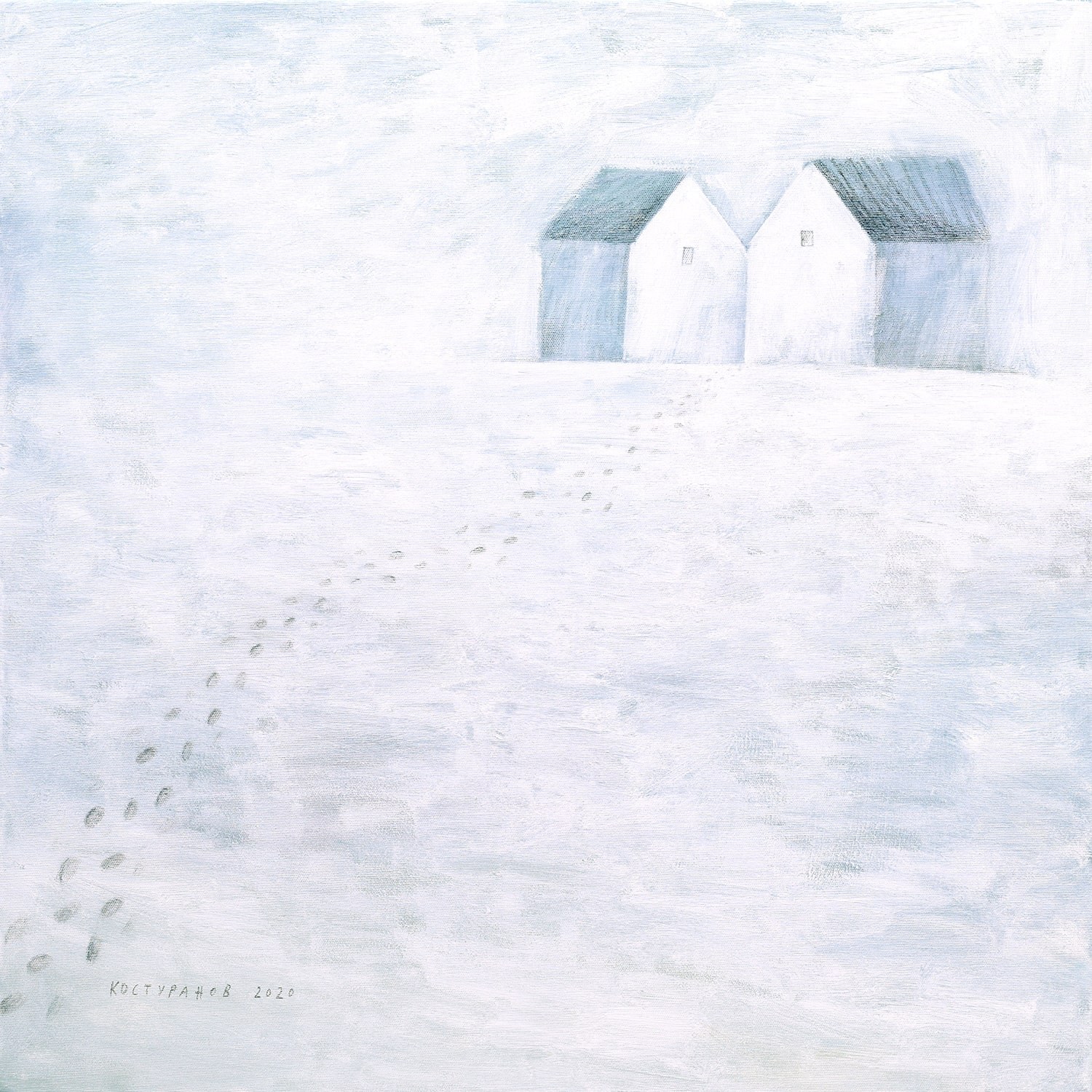 Warm winter Painting