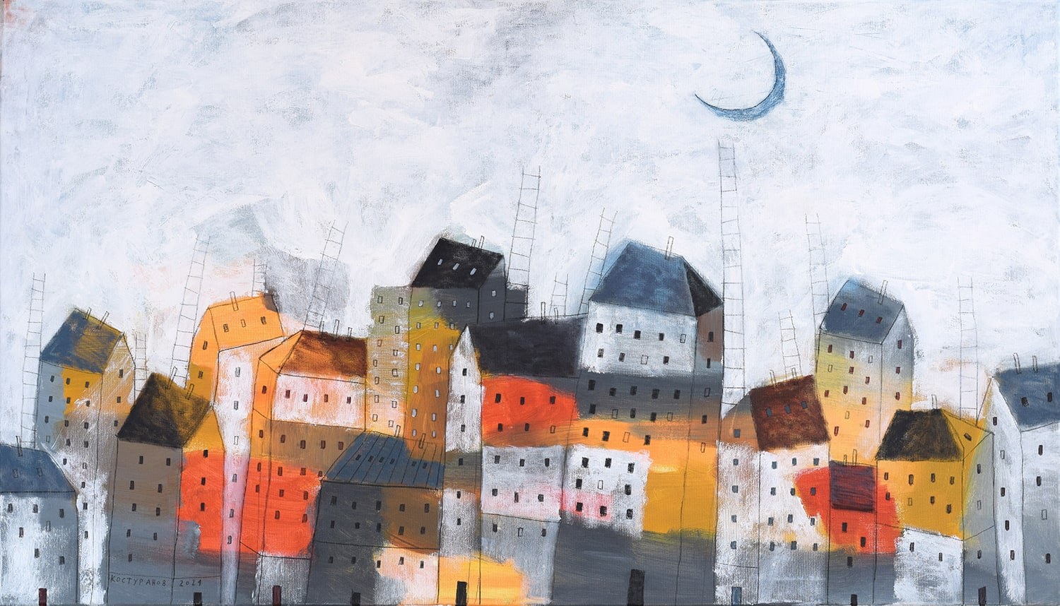 Towards the far away Painting