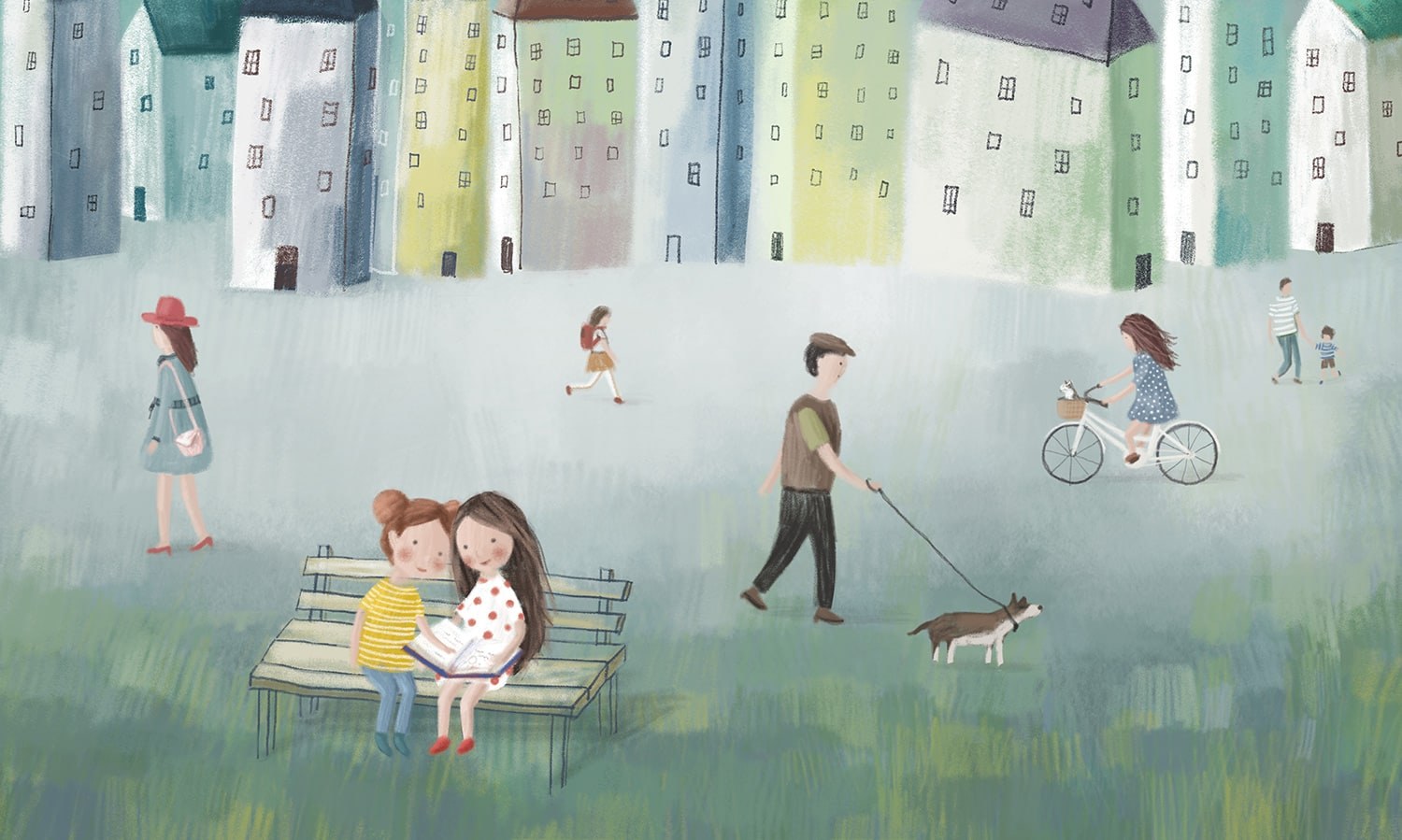 the girl and the bear, illustration 13