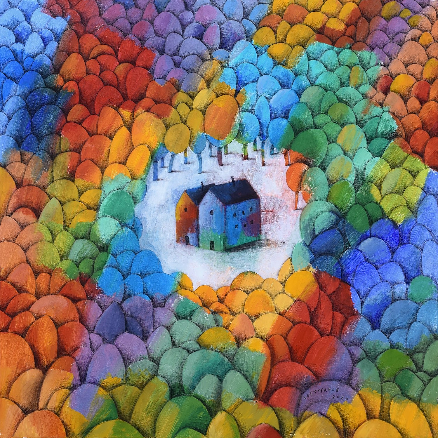 Colors of autumn Painting