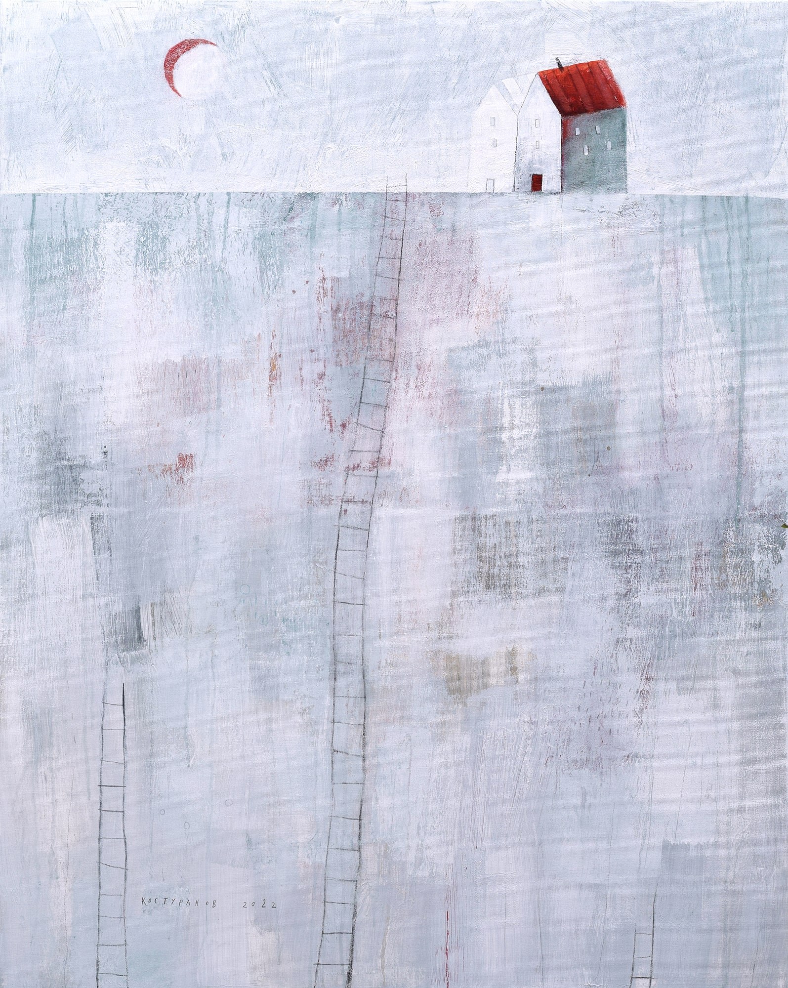 White night Painting