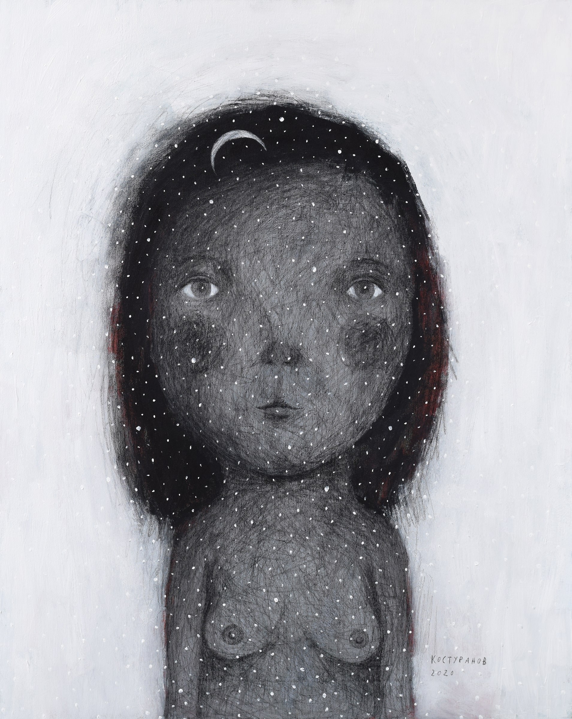 Night portrait Painting