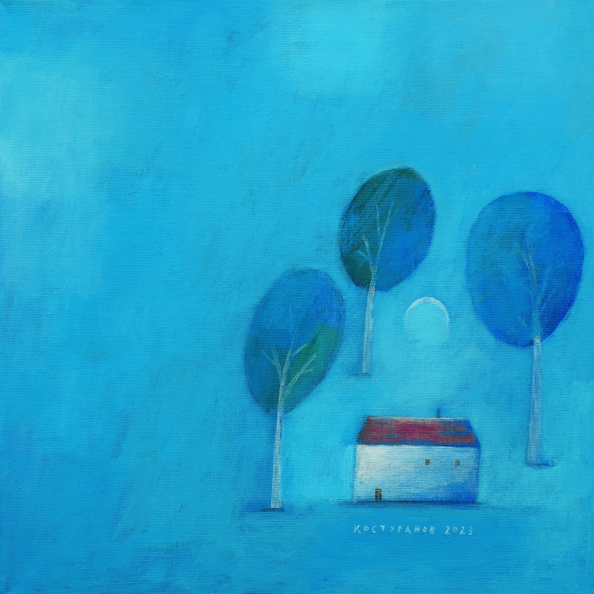 Night in the mountain Painting