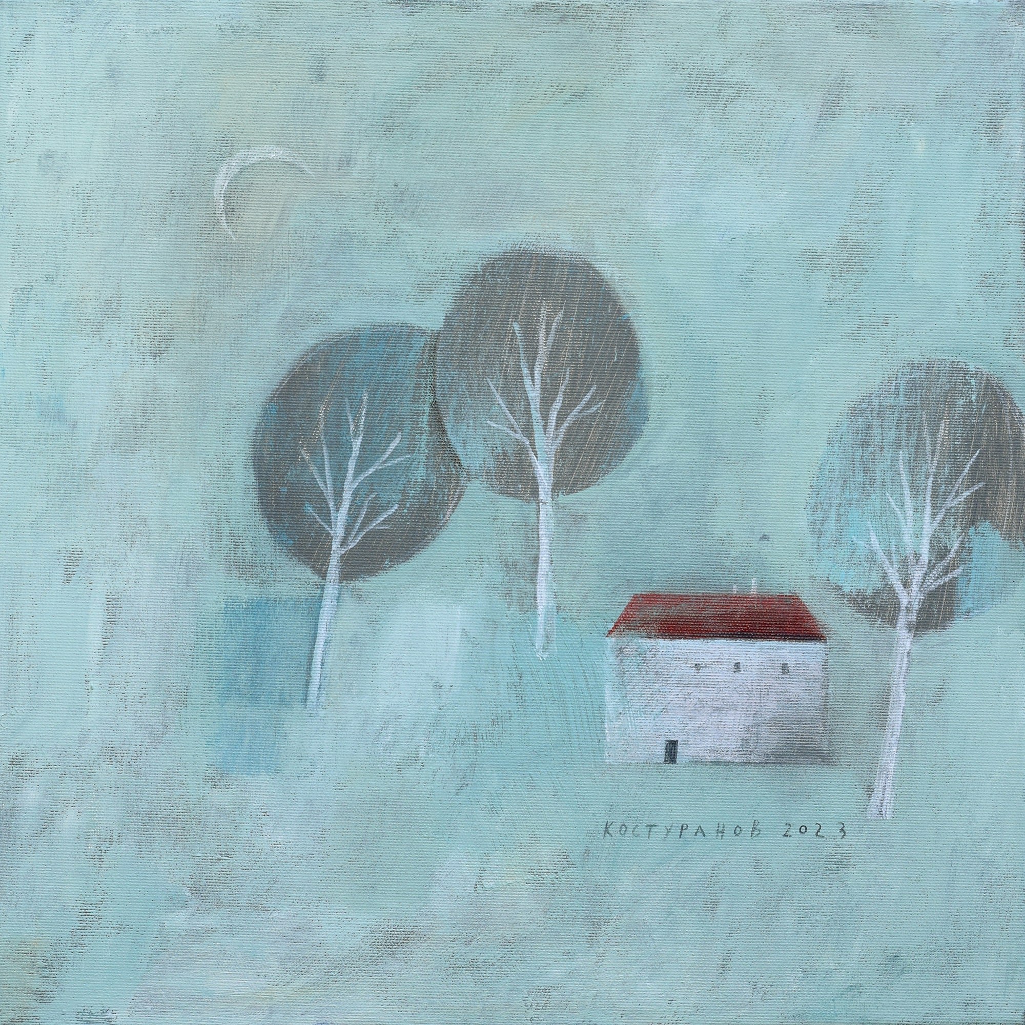 Temporary shelters Painting