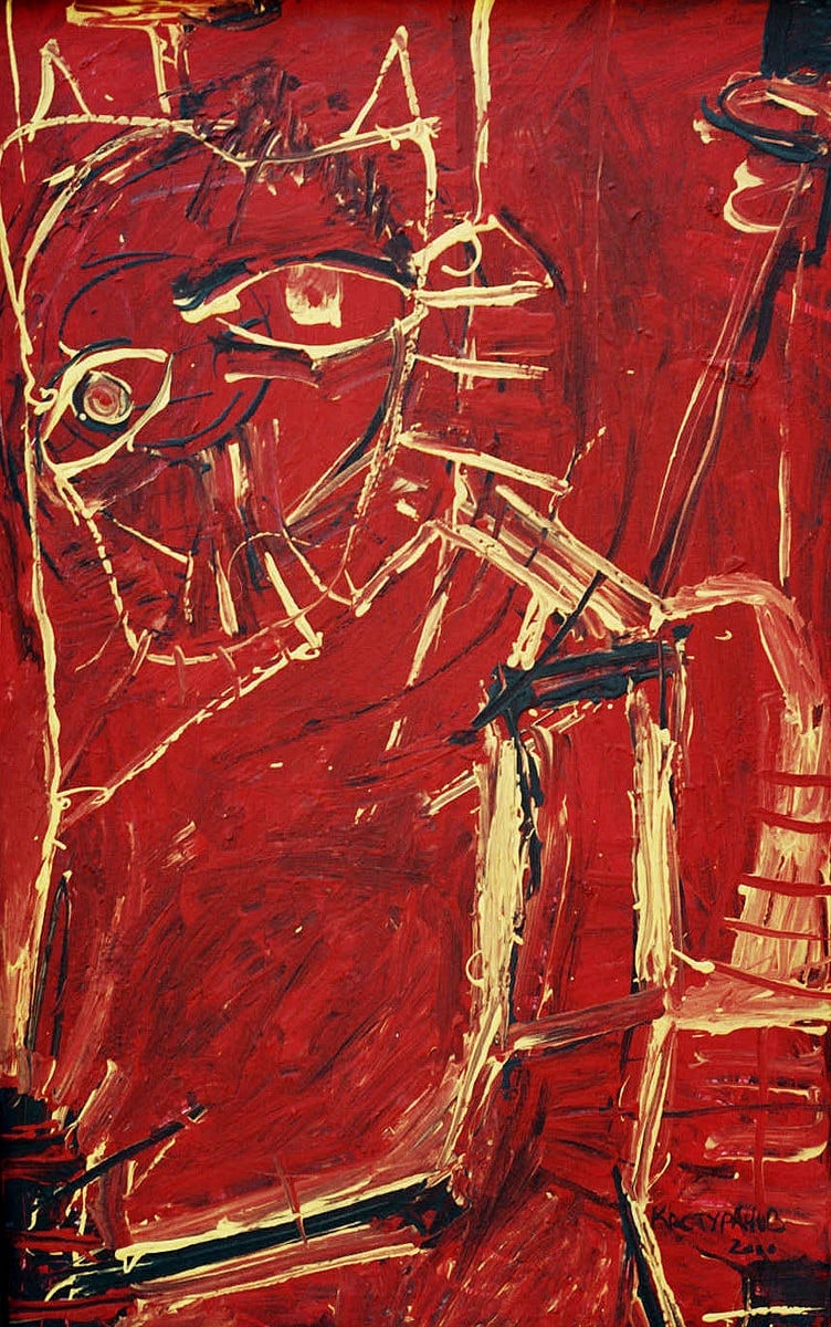 Monsters from my town 4 Painting