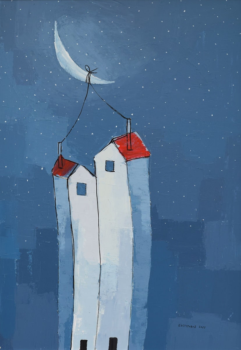 Adopted moon Painting