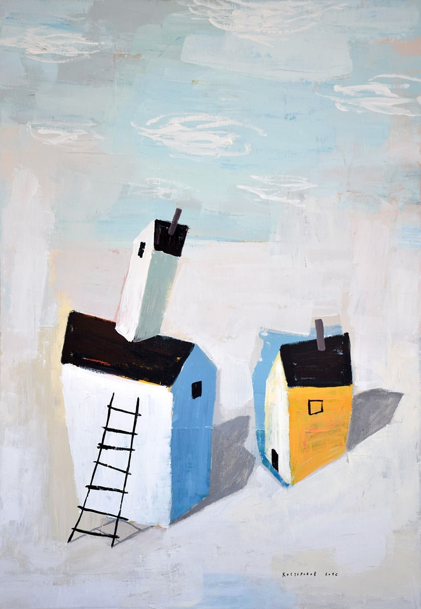 Into the clouds Painting
