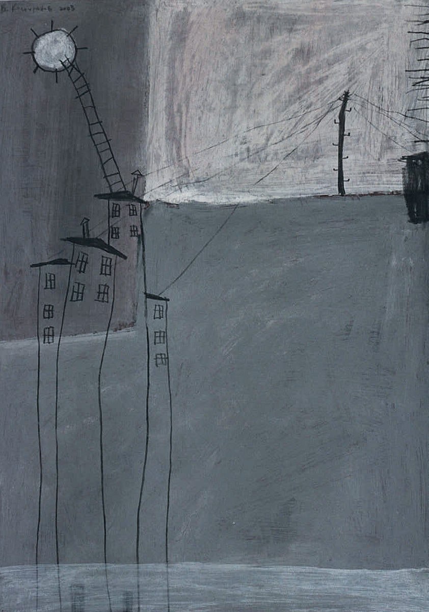 Descending of the ray Painting