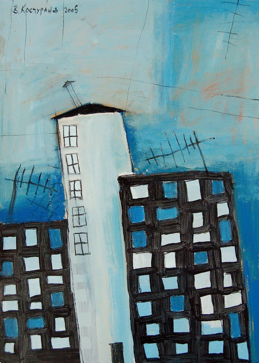 Cold morning Painting
