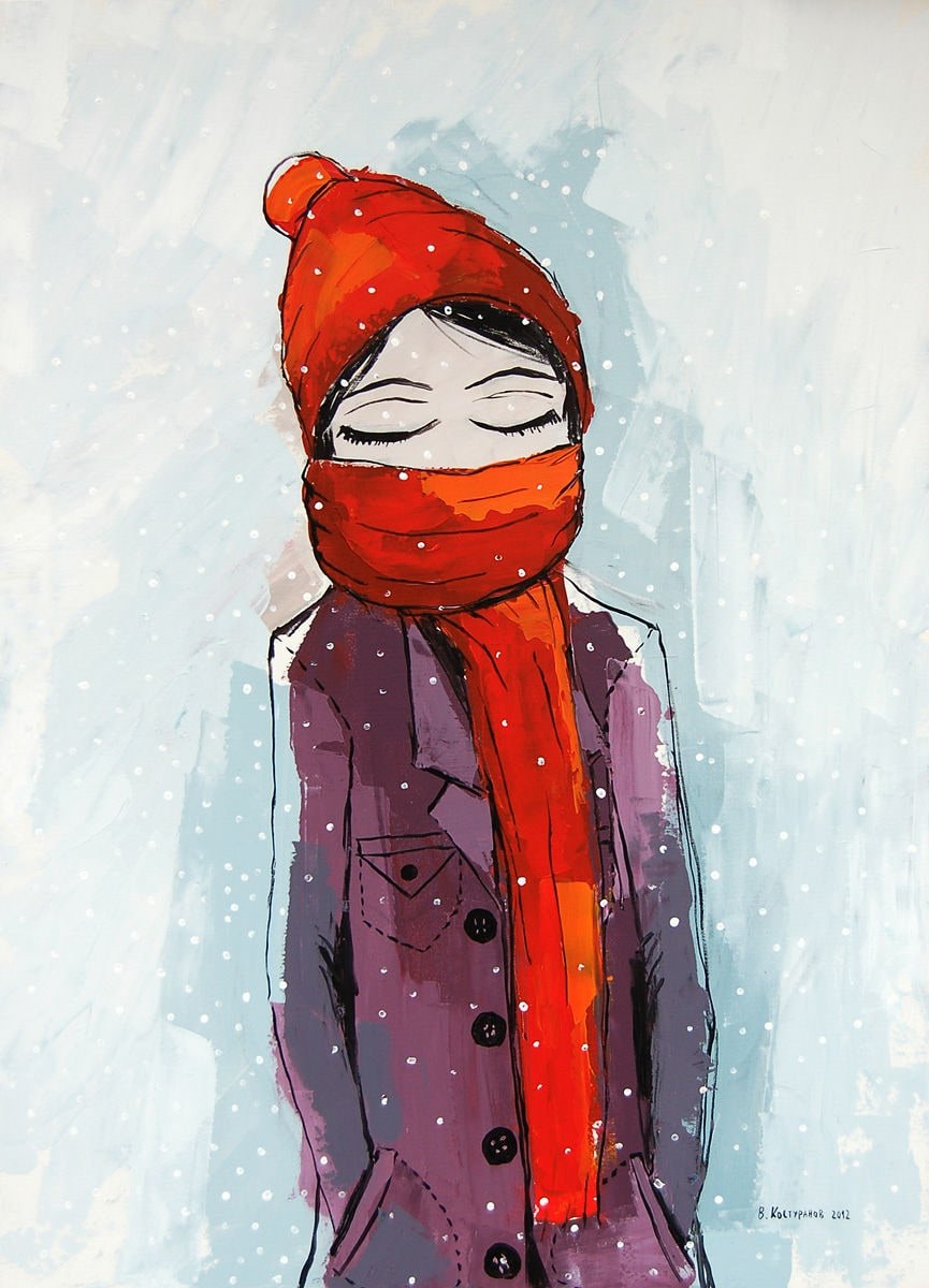 Unique snowflake Painting