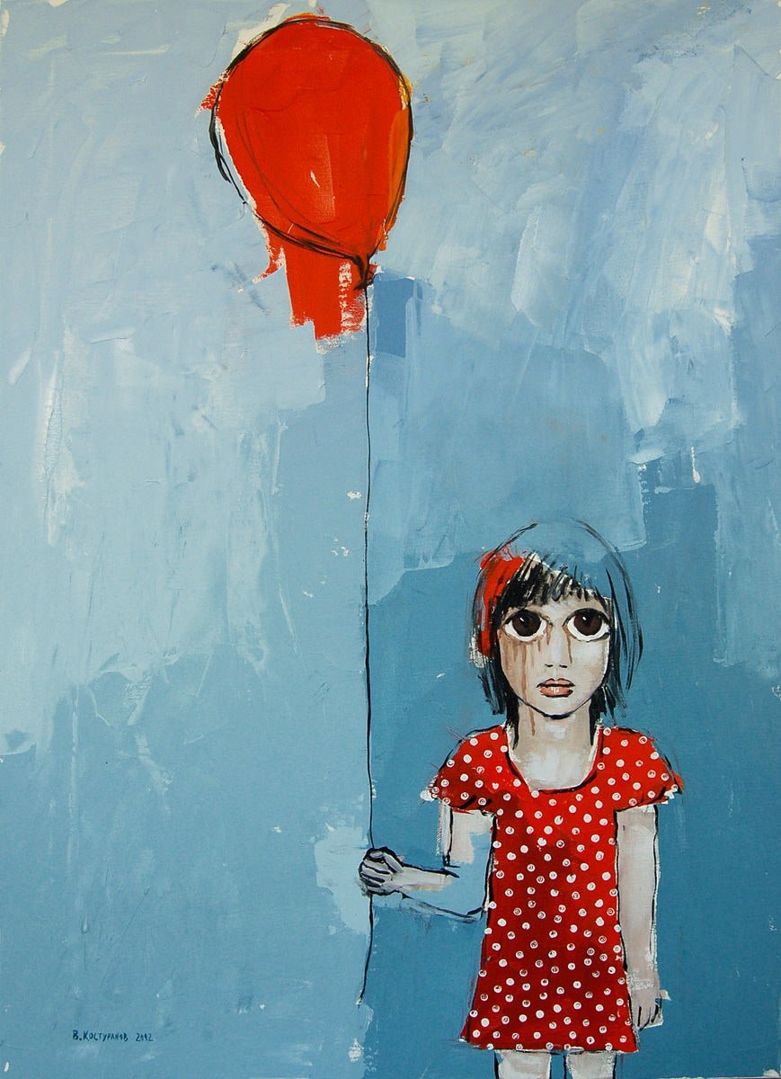 Grounded balloon Painting