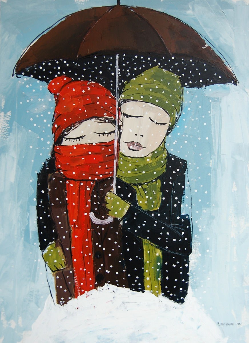 Snowing Painting