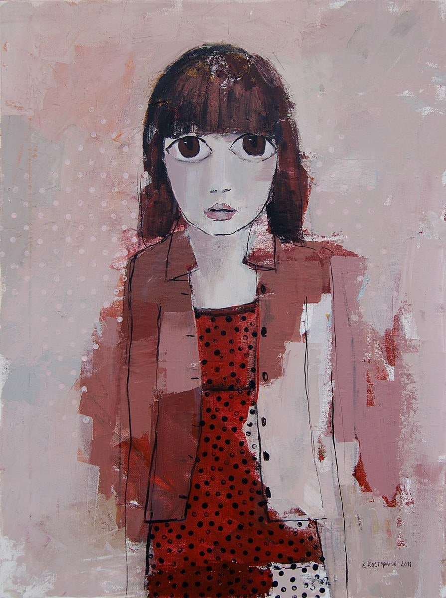 Melting girl Painting