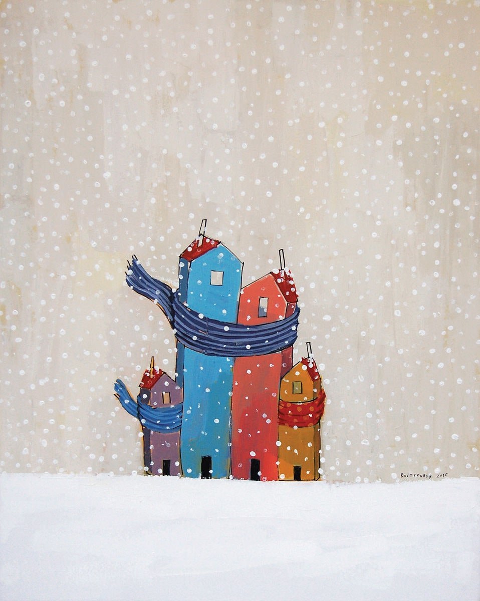 First snow Painting